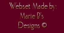 &copy; Marie B's Designs