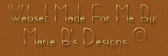 &copy; Marie B's Designs
