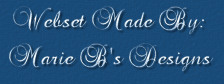 &copy; Marie B's Designs
