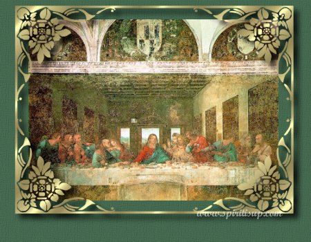 The Last Supper by Leonardo, scanned by Mark Harden